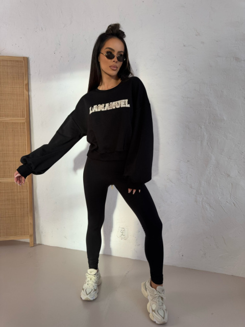 Bluza FLAIR black LA MANUEL Bluza FLAIR black LA MANUEL