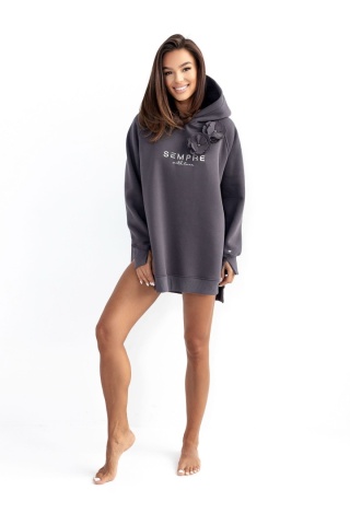 BLUZA Sempre LAURA grafitowa