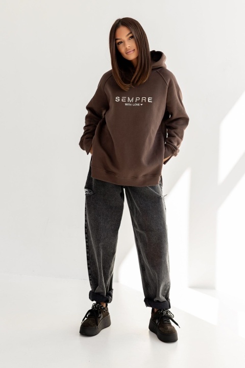 BLUZA Sempre RUBY CZEKOLADOWA