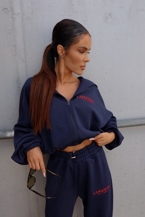 Bluza BASIC granatowa LA MANUEL