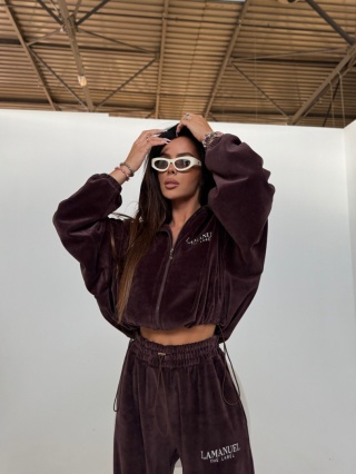 Bluza BIGGY czekolada LAMANUEL