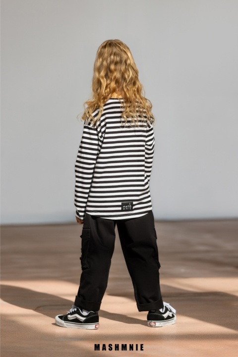 Spodnie bojówki Unisex Czarne AW25 MashMnie