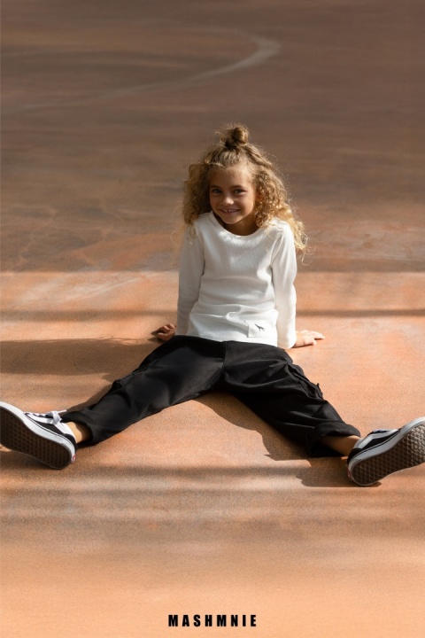 Spodnie bojówki Unisex Czarne AW25 MashMnie