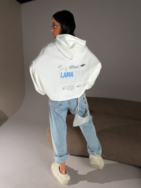 Bluza RESPECT ecru la manuel