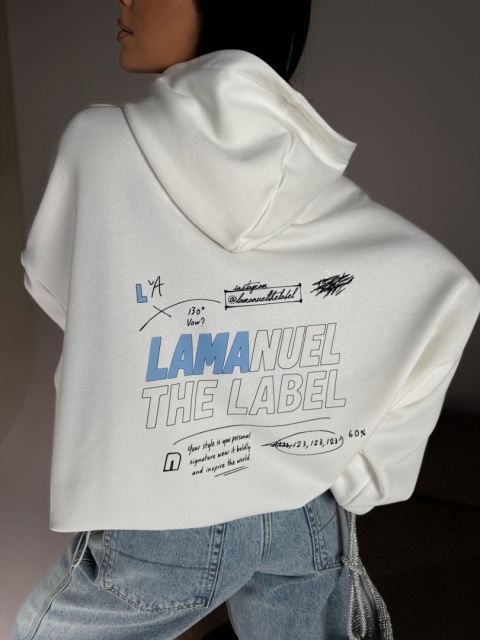 Bluza RESPECT ecru la manuel