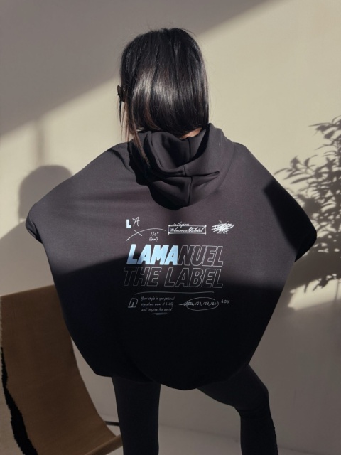 Bluza RESPECT czarna la manuel