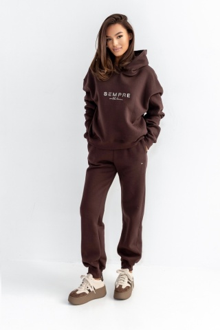 DRES CLASSY CZEKOLADOWY sempre with love