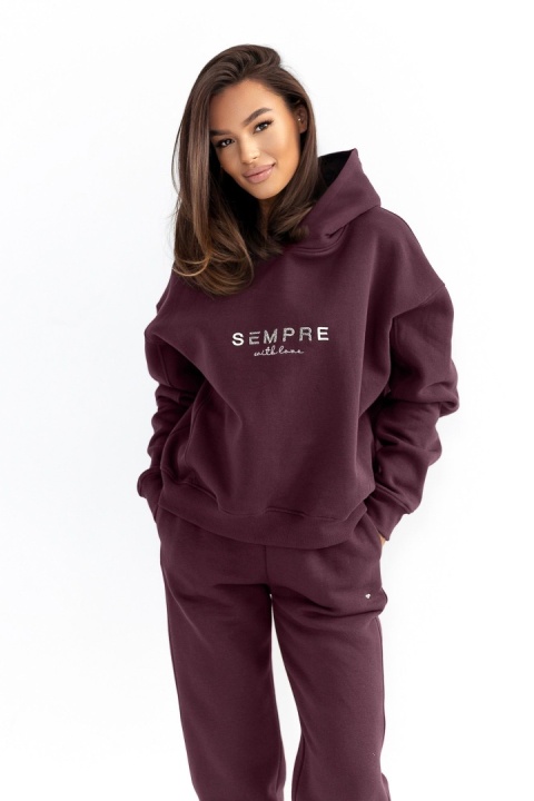 DRES CLASSY JAGODOWY Sempre with love