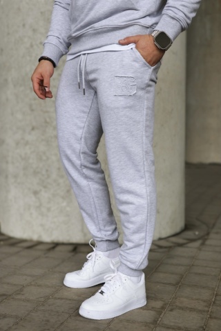 DRES MĘSKI BG MATCHY | SZARY MELANŻ