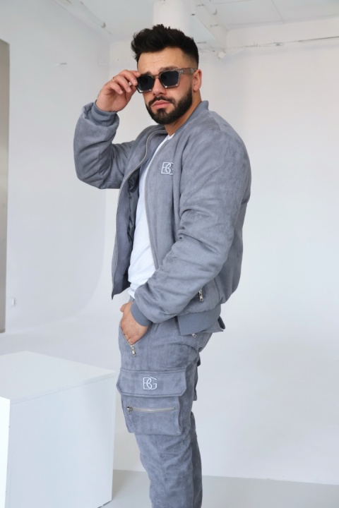 KURTKA MĘSKA BG DAMON | SZARY