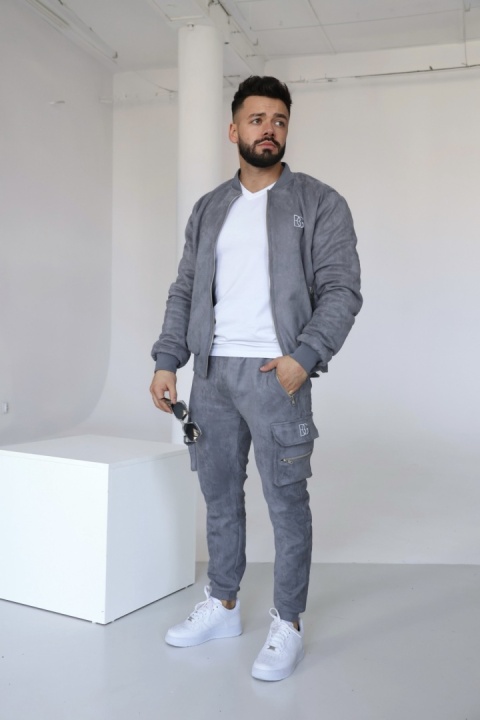 KURTKA MĘSKA BG DAMON | SZARY