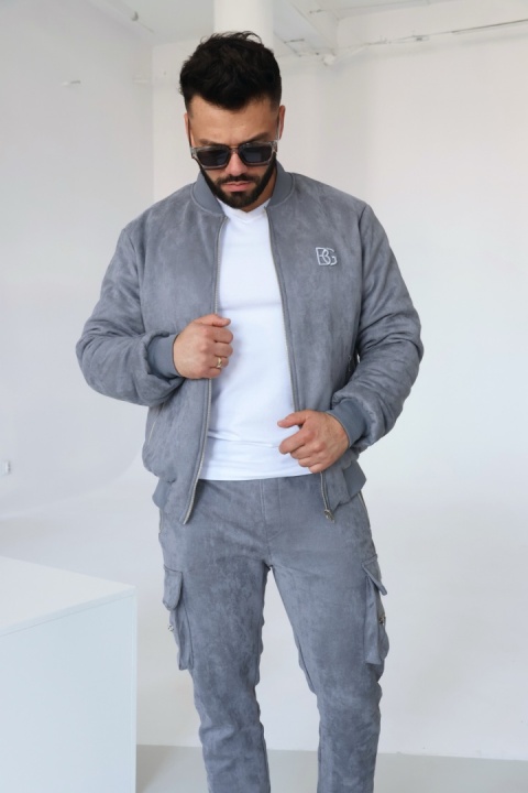 KURTKA MĘSKA BG DAMON | SZARY