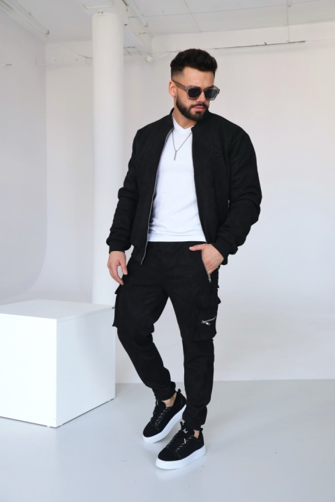 KURTKA MĘSKA BG DAMON | CZARNA KURTKA MĘSKA BG DAMON | CZARNA