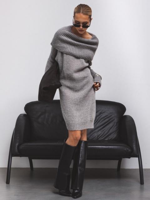 Sukienka Junna cocomore Szara