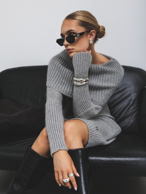 Sukienka Junna cocomore Szara