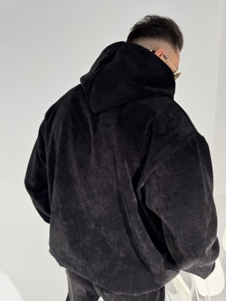 Bluza KING czarna męska LA MANUEL