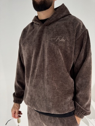 Bluza KING czekoladowa męska LA MANUEL